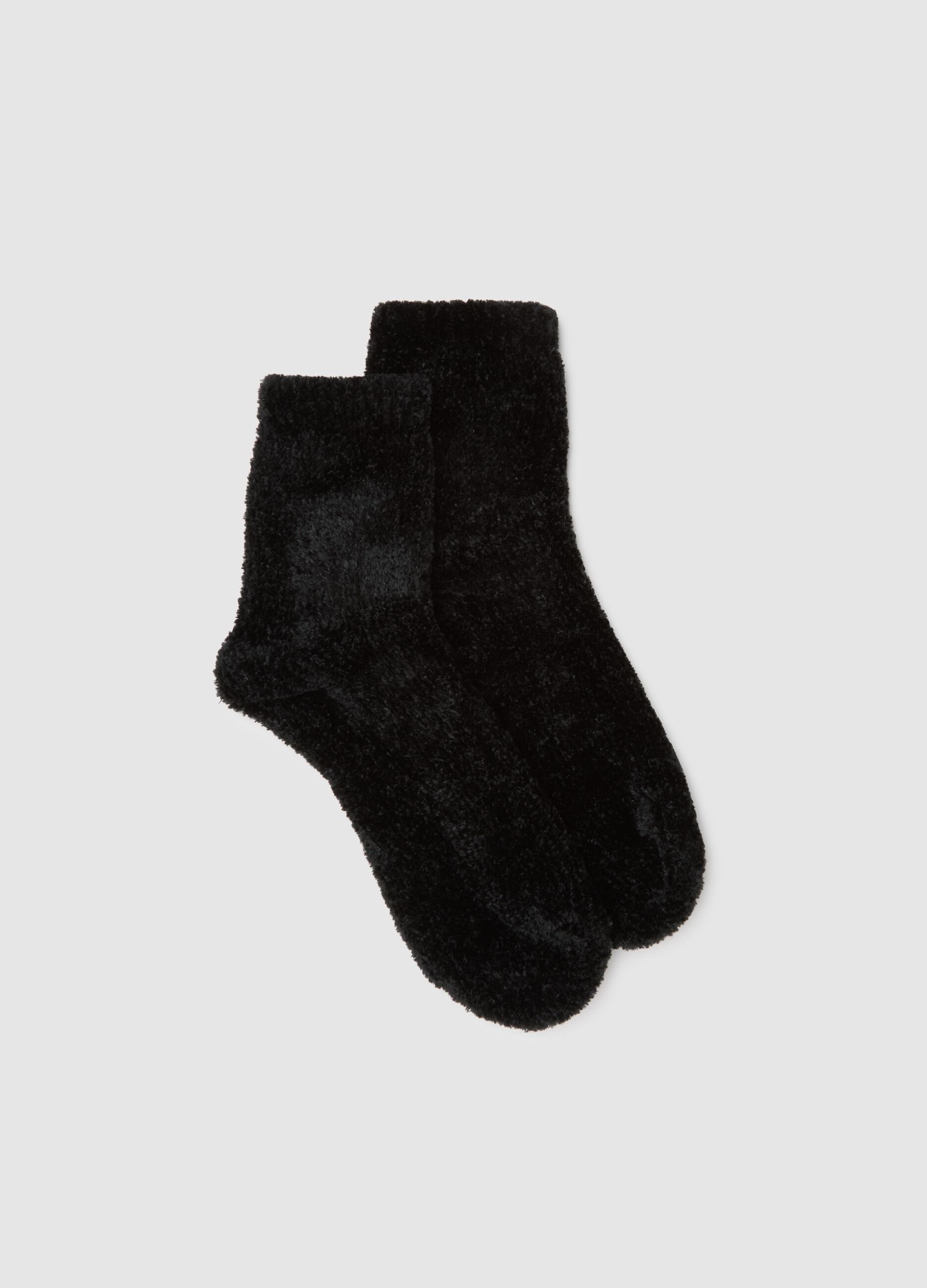 Soft black socks