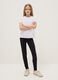 Girls' Black Stretch Cotton Skinny Fit Leggings_0