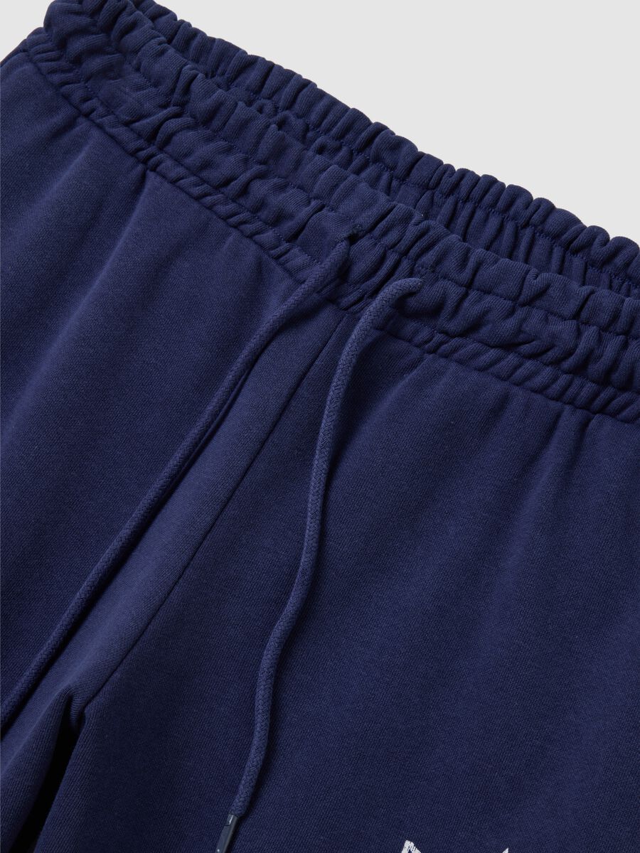Blue NFL Sports Shorts in Cotton Blend_5