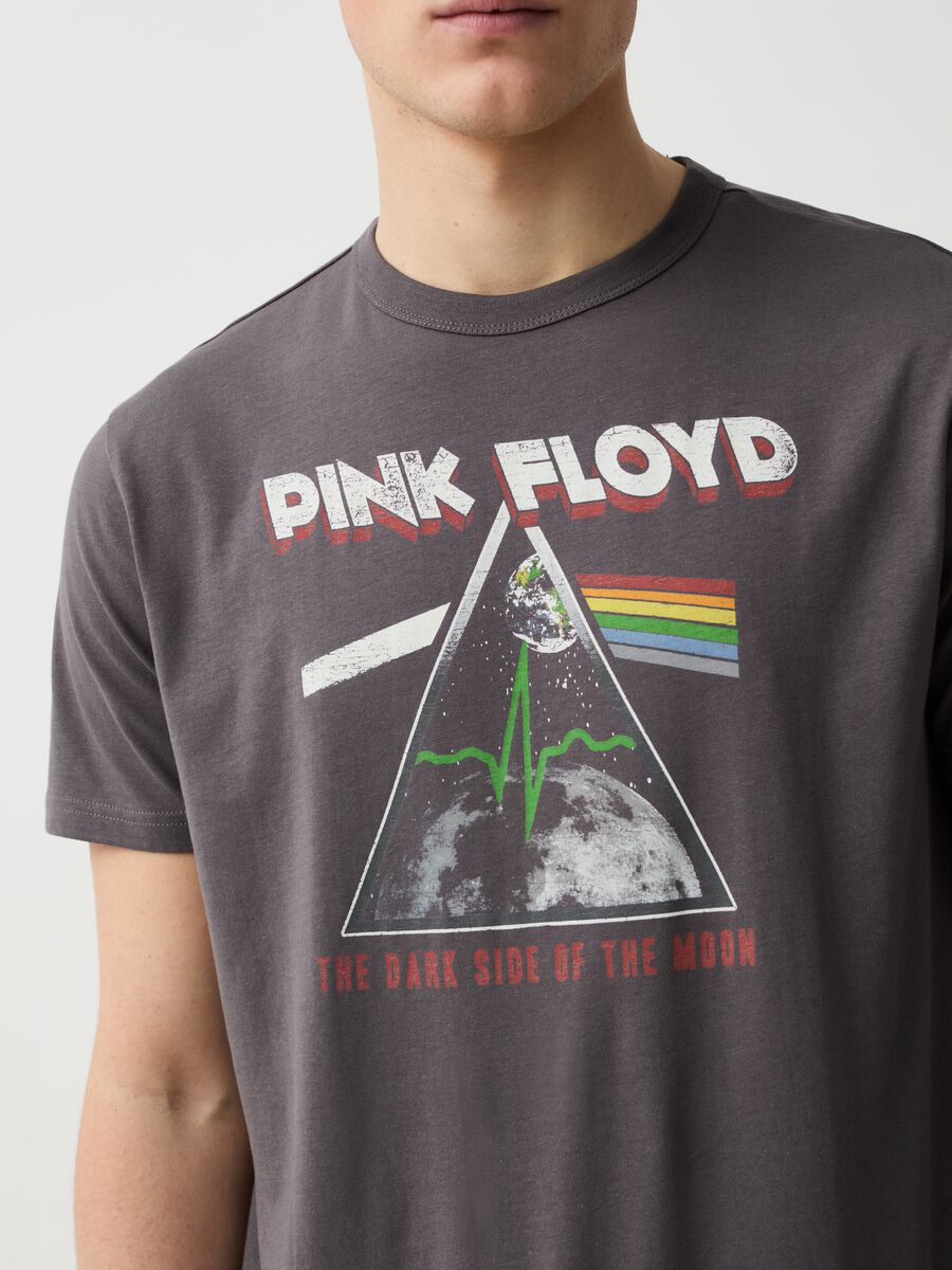 Cotton T-shirt with Pink Floyd print_1