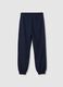 Boy's Blue Jogger Trousers in Pure Organic Cotton Regular Fit_1