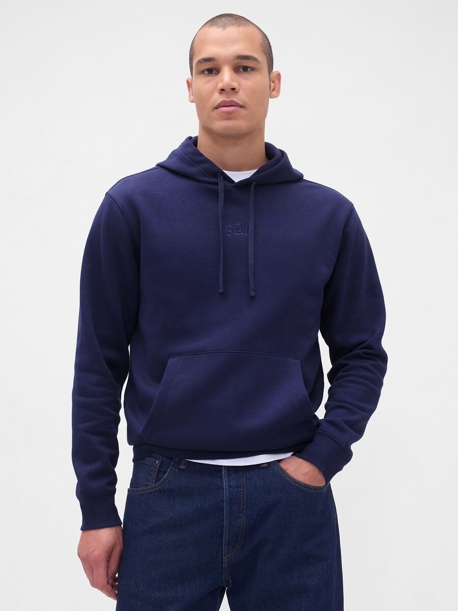 Blue Hoodie Sweatshirt_1