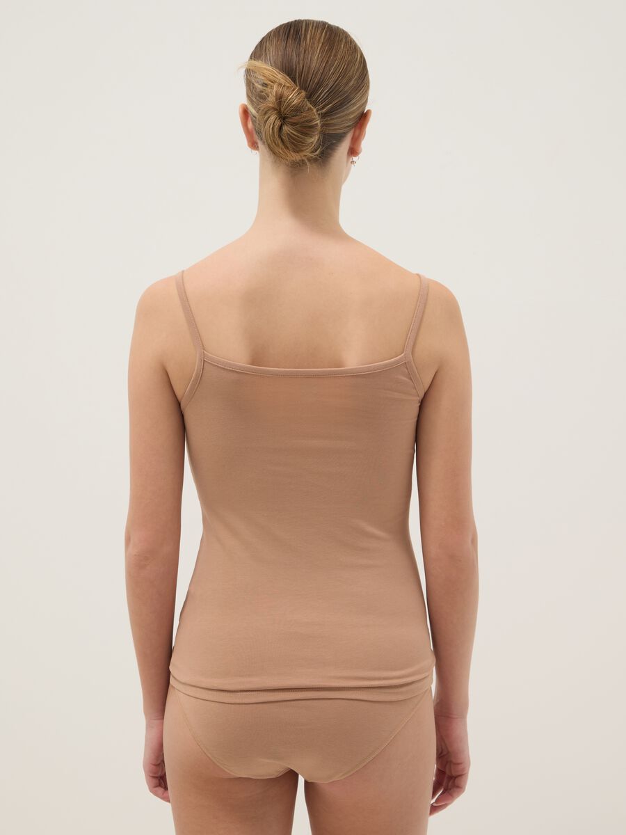 Bipack canottiere in cotone elasticizzato multicolor regular fit_2