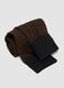 3-pack of brown long socks in stretch organic cotton_1