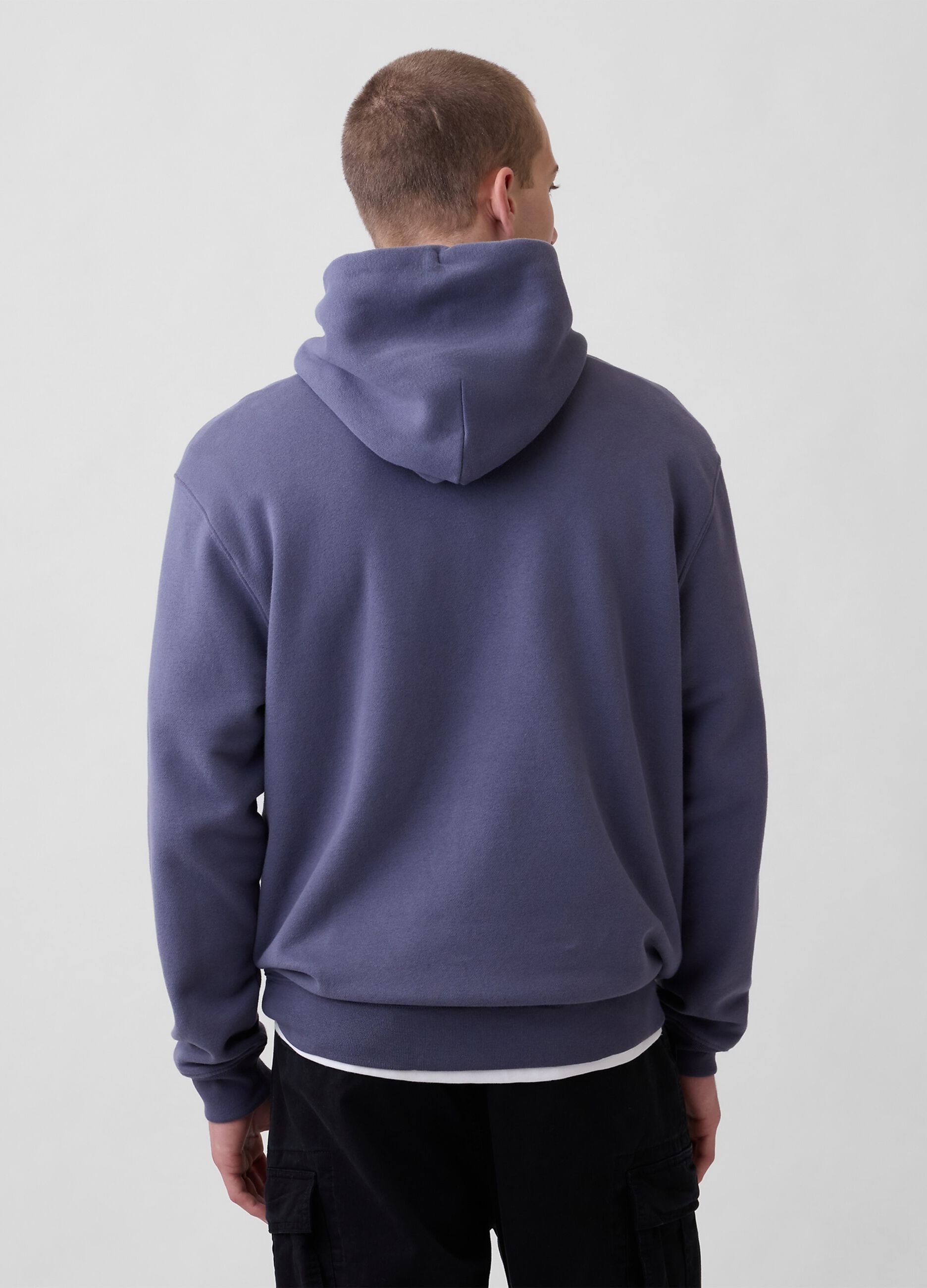 Logo hoodie in cotton blend