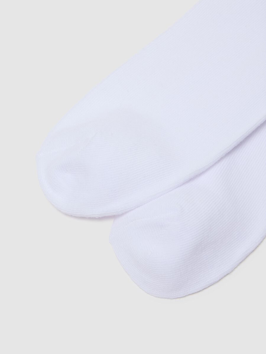 Multipack of Short White Cotton Blend Sports Socks_2
