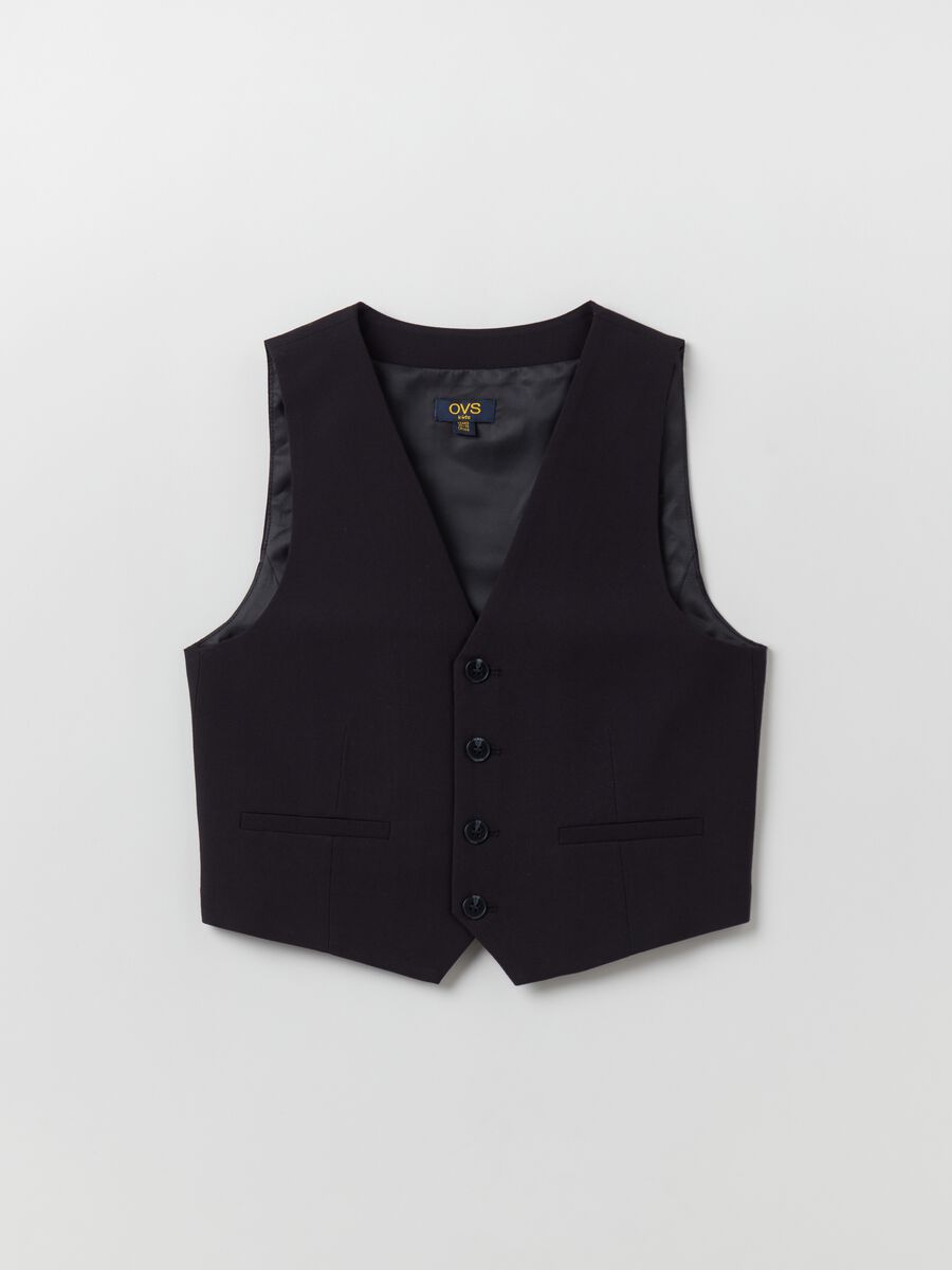 Gilet tinta unita_0