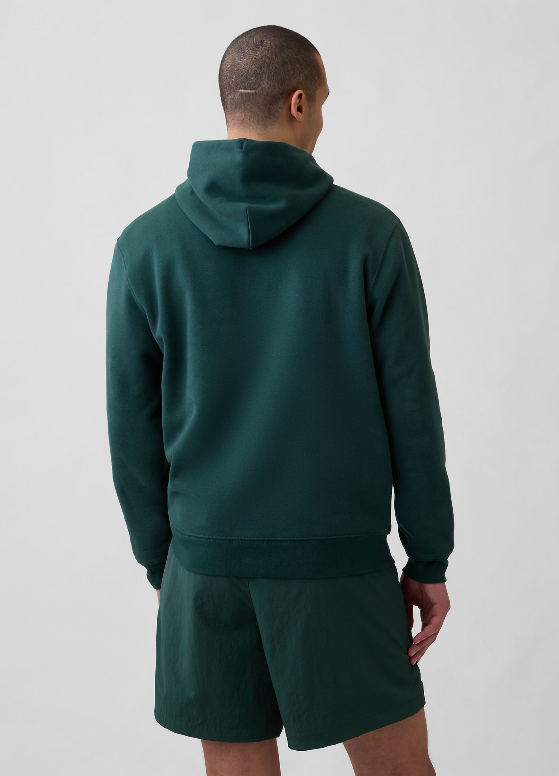 Felpa con cappuccio e logo GAP in misto cotone