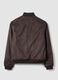 Giubbotto marrone regular fit con zip_6