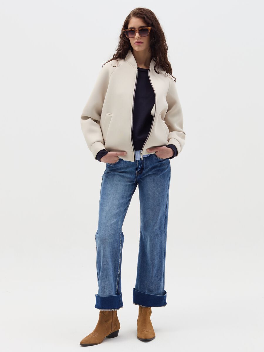 Full-zip bomber jacket_1