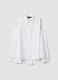 White pure-cotton shirt with classic collar_0
