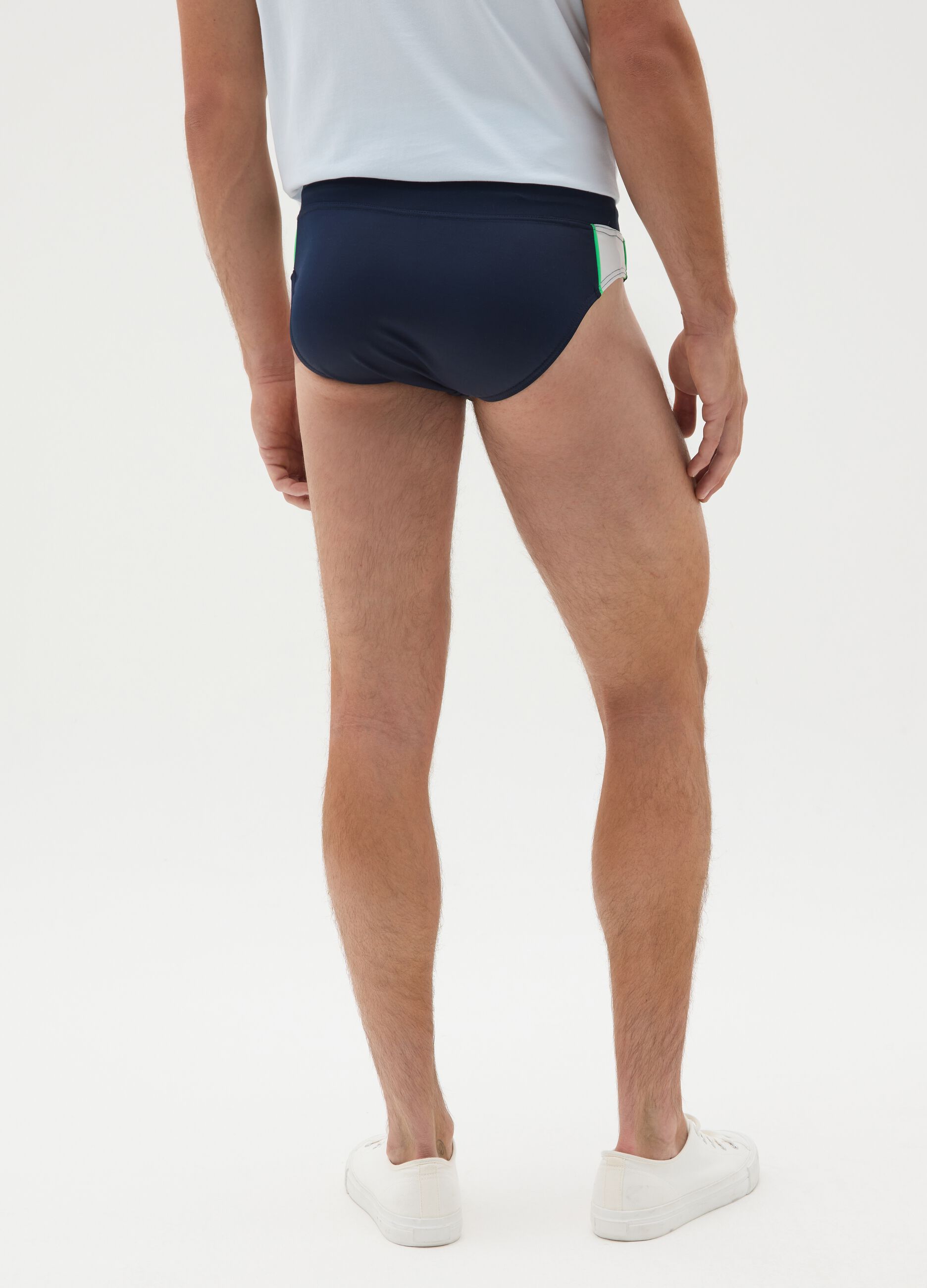 Men's Multicolour Stretch Fabric Briefs