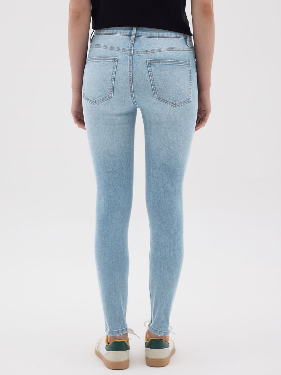 Skinny Fit Light Blue Denim Jeans_3