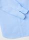 Slim fit light blue cotton blend shirt_5