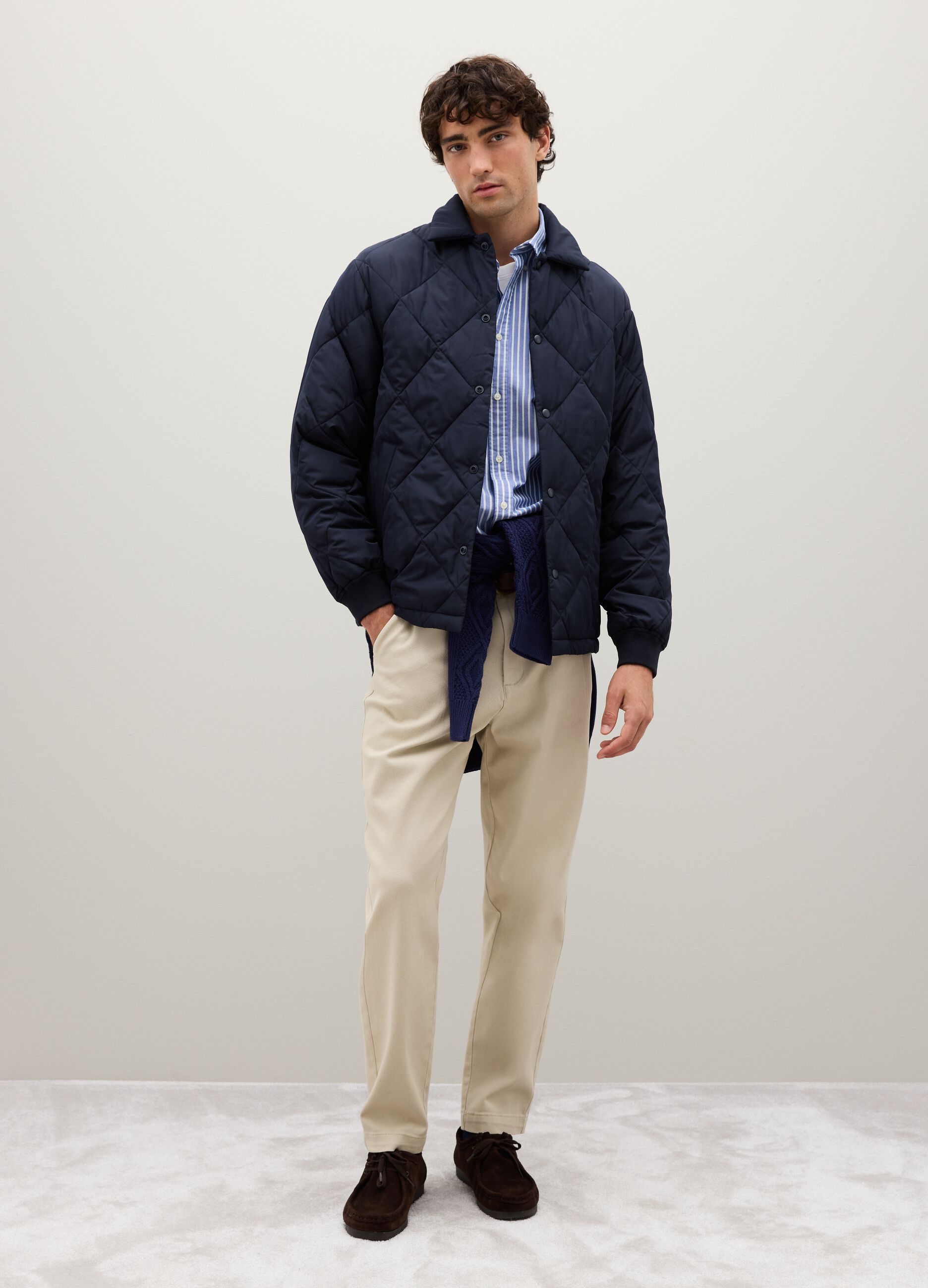 Blue Jacket Regular Fit