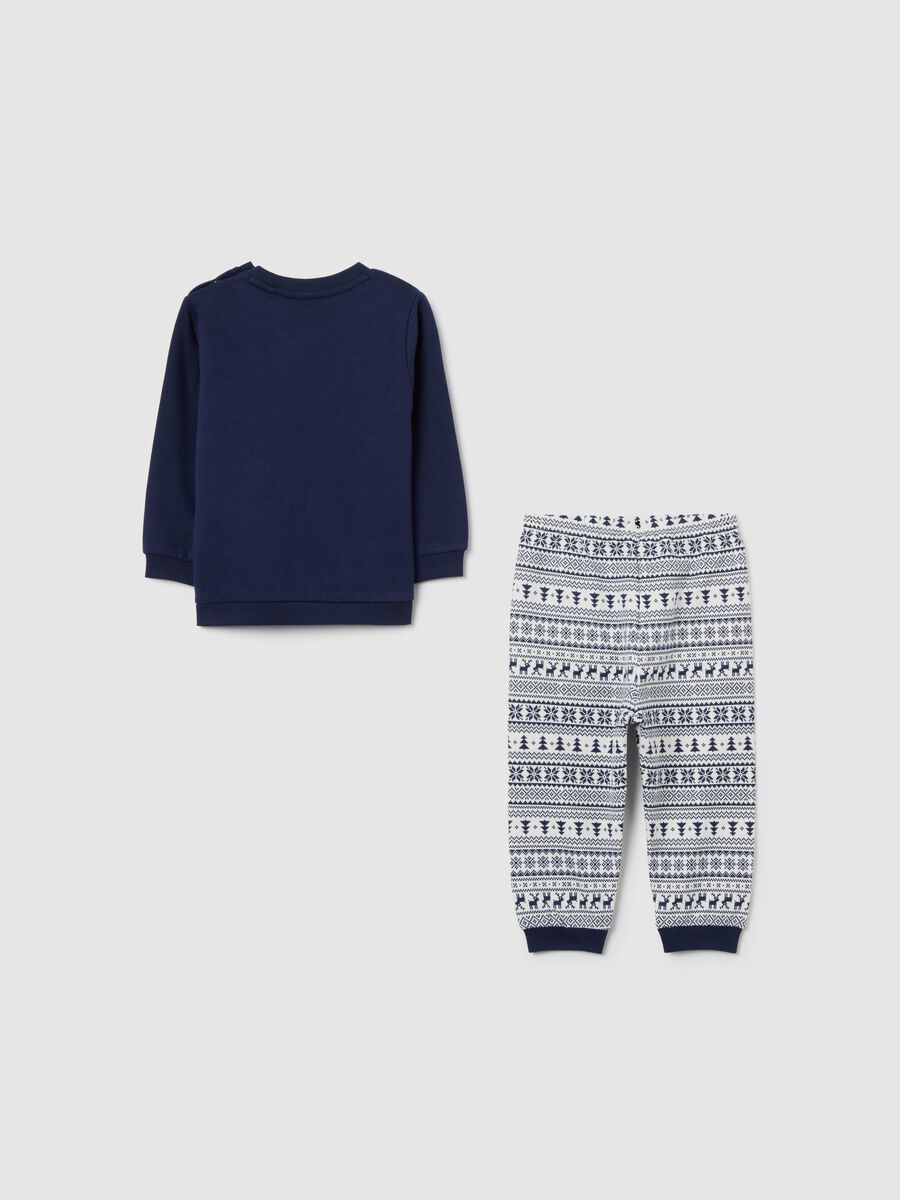 Infant pyjamas in pure multicolor cotton regular fit_1