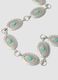 Silver-tone metal belt with turquoise stones_1
