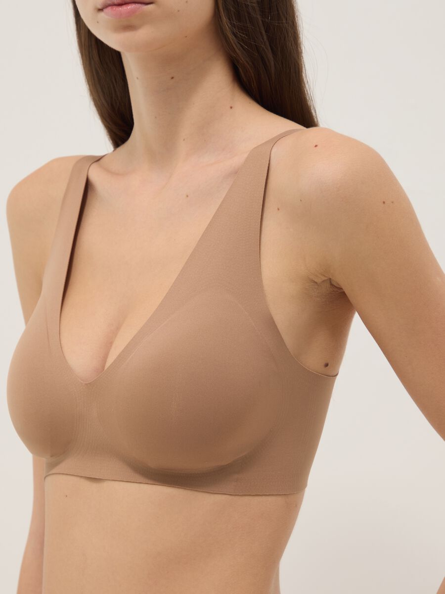 Beige Bra with Removable Padding_1