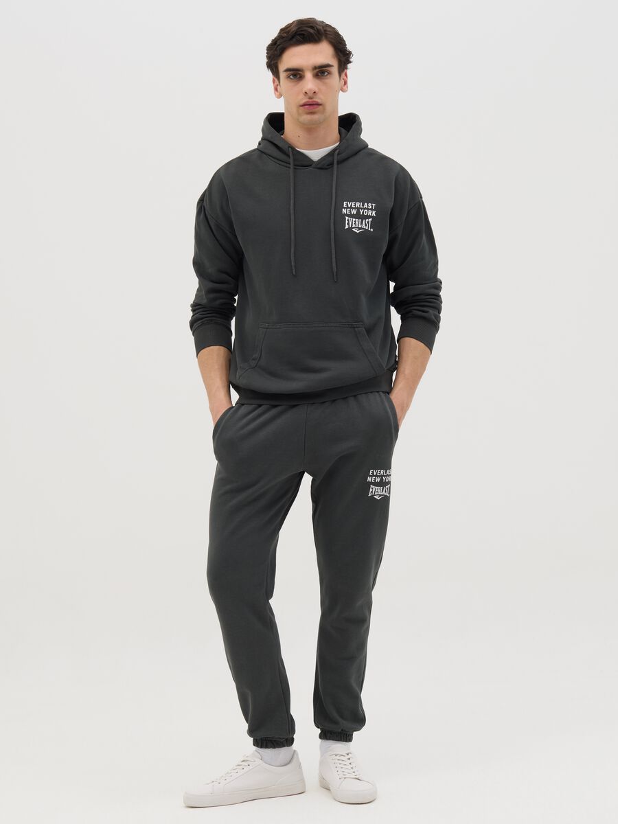 Slim-fit joggers with drawstring and logo print_0