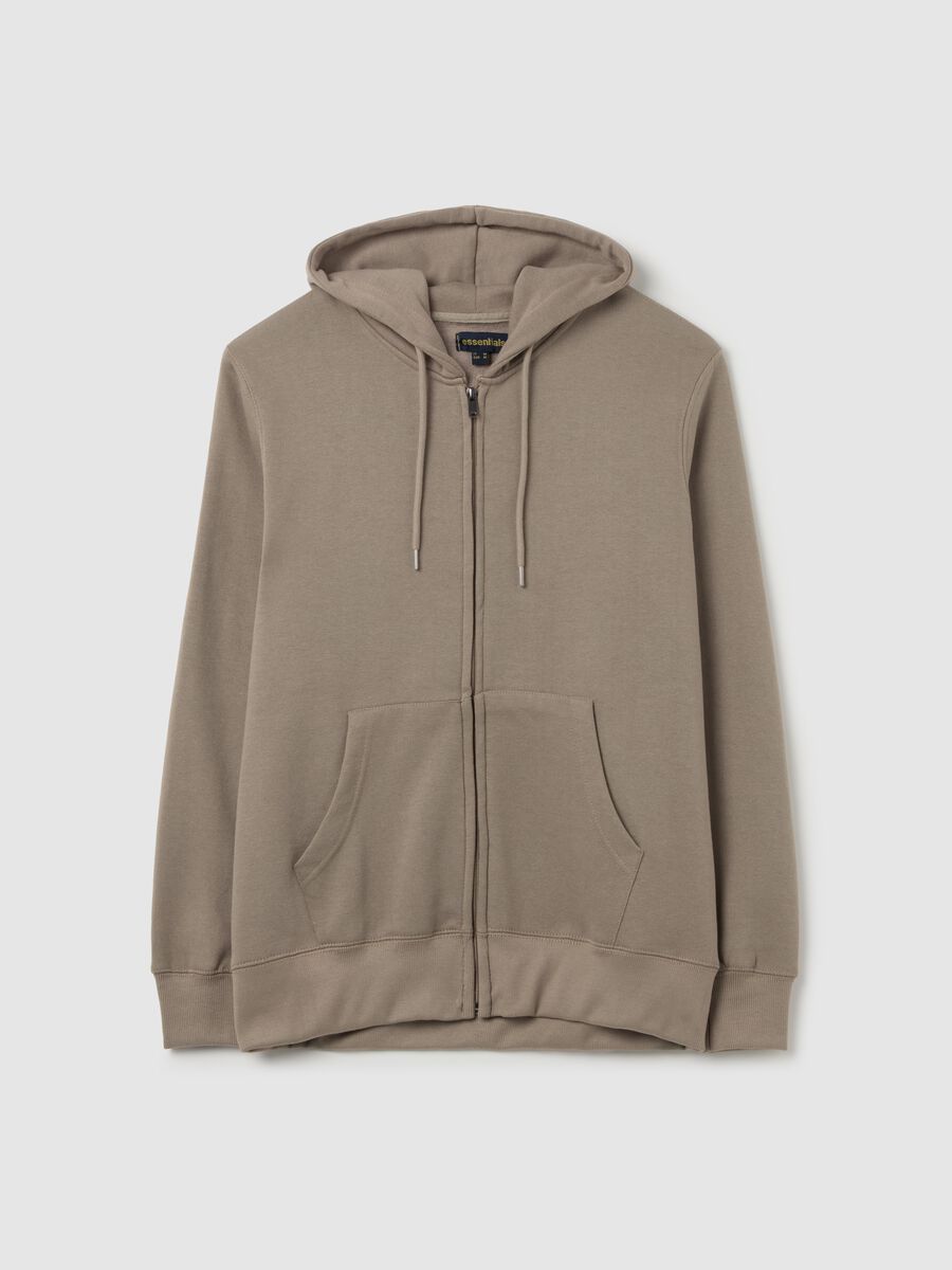 Essential full-zip sweatshirt with hood_4