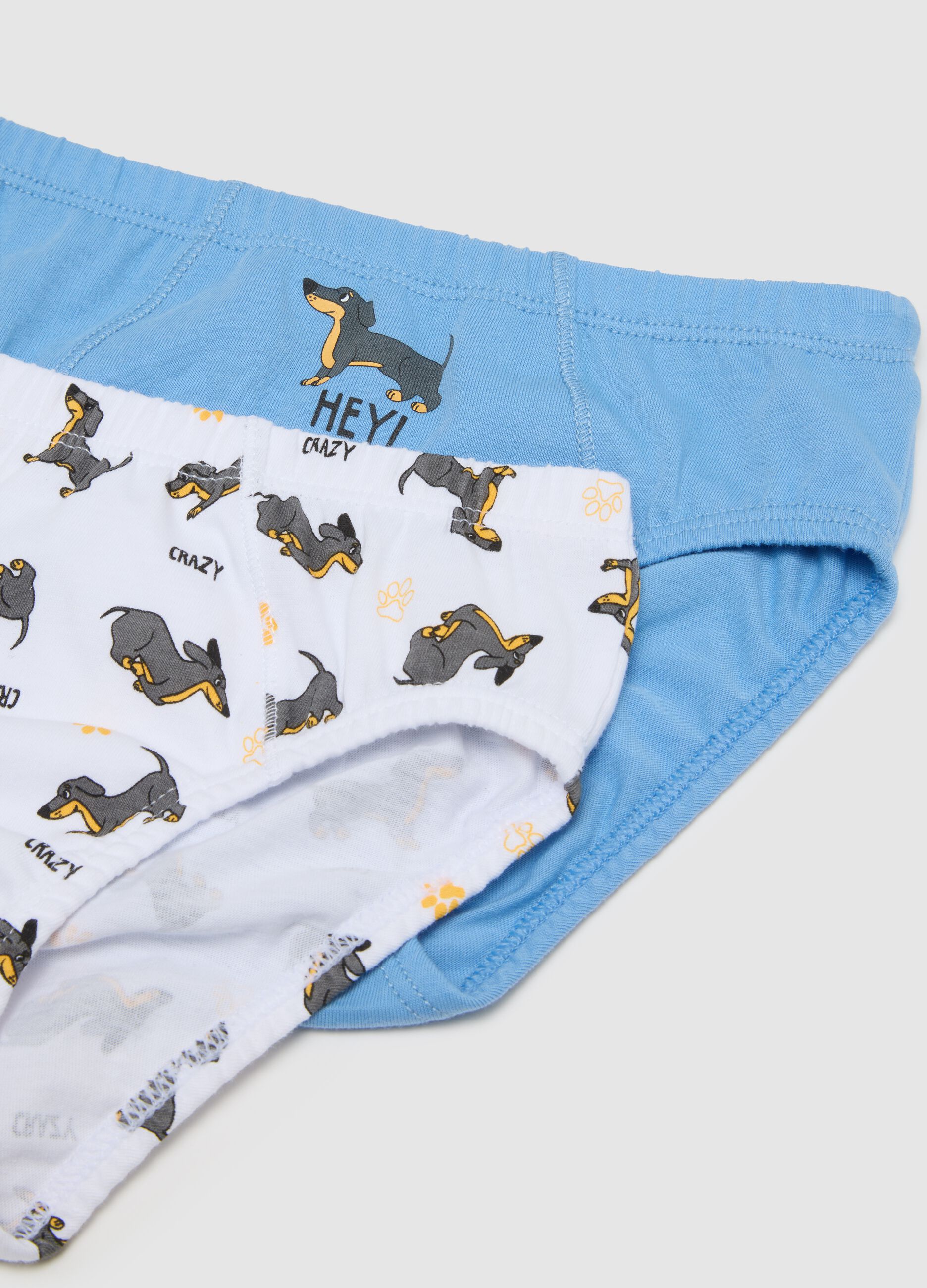 Children's multicolour cotton briefs regular fit tripack