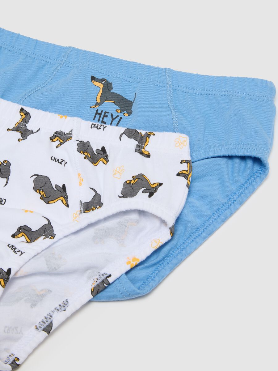 Children's multicolour cotton briefs regular fit tripack_3