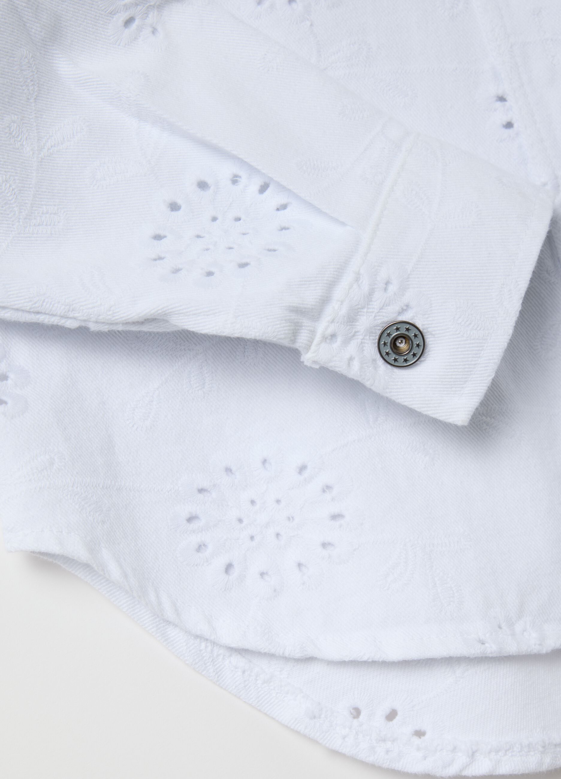 Camicia da donna in puro cotone bianca regular fit