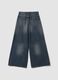 Jeans denim blu super wide leg in puro cotone_2