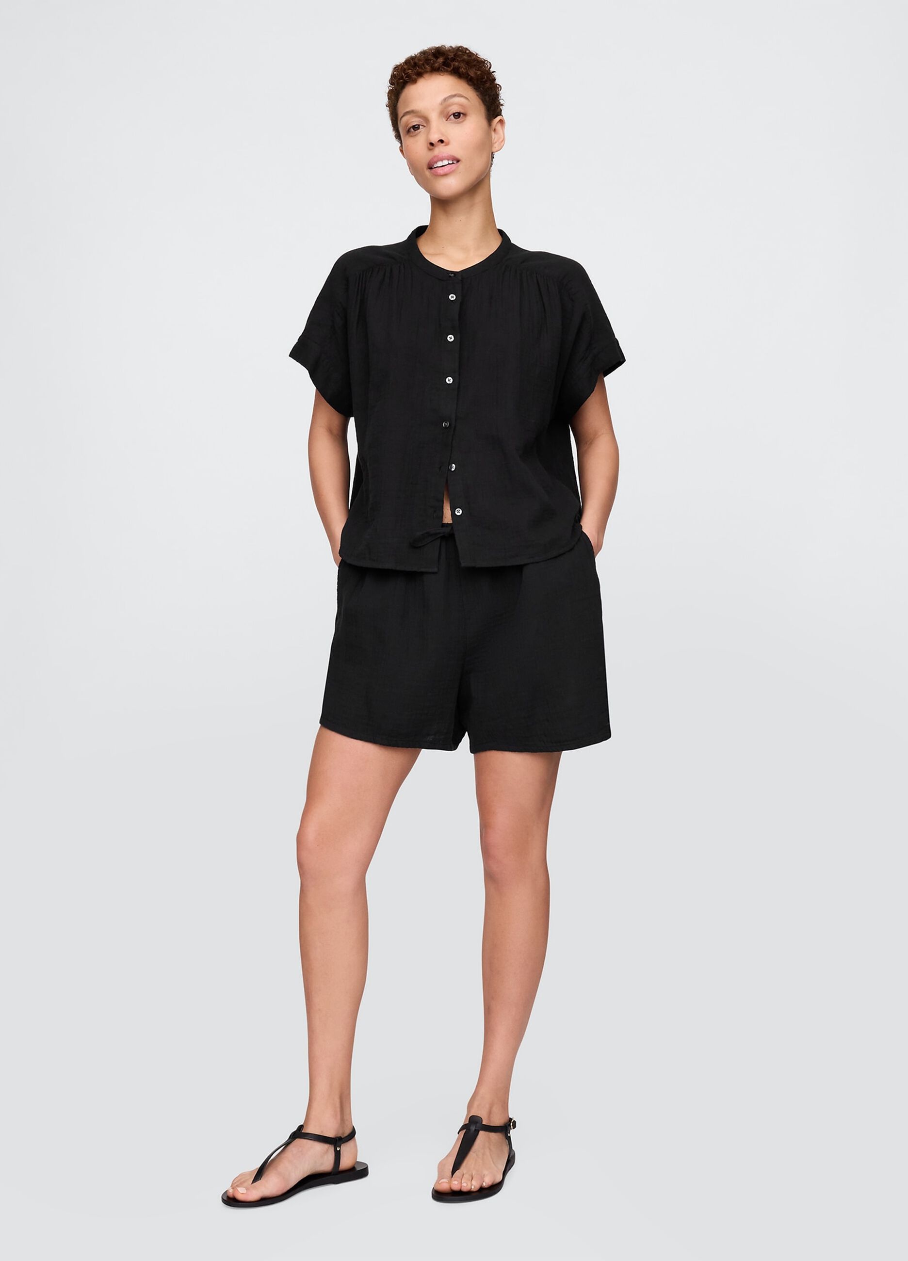 Shorts estivi in puro cotone