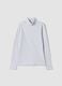 Grey marl organic cotton high-neck T-shirt_3