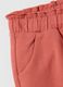 Baby girls' pink stretch cotton trousers regular fit_2