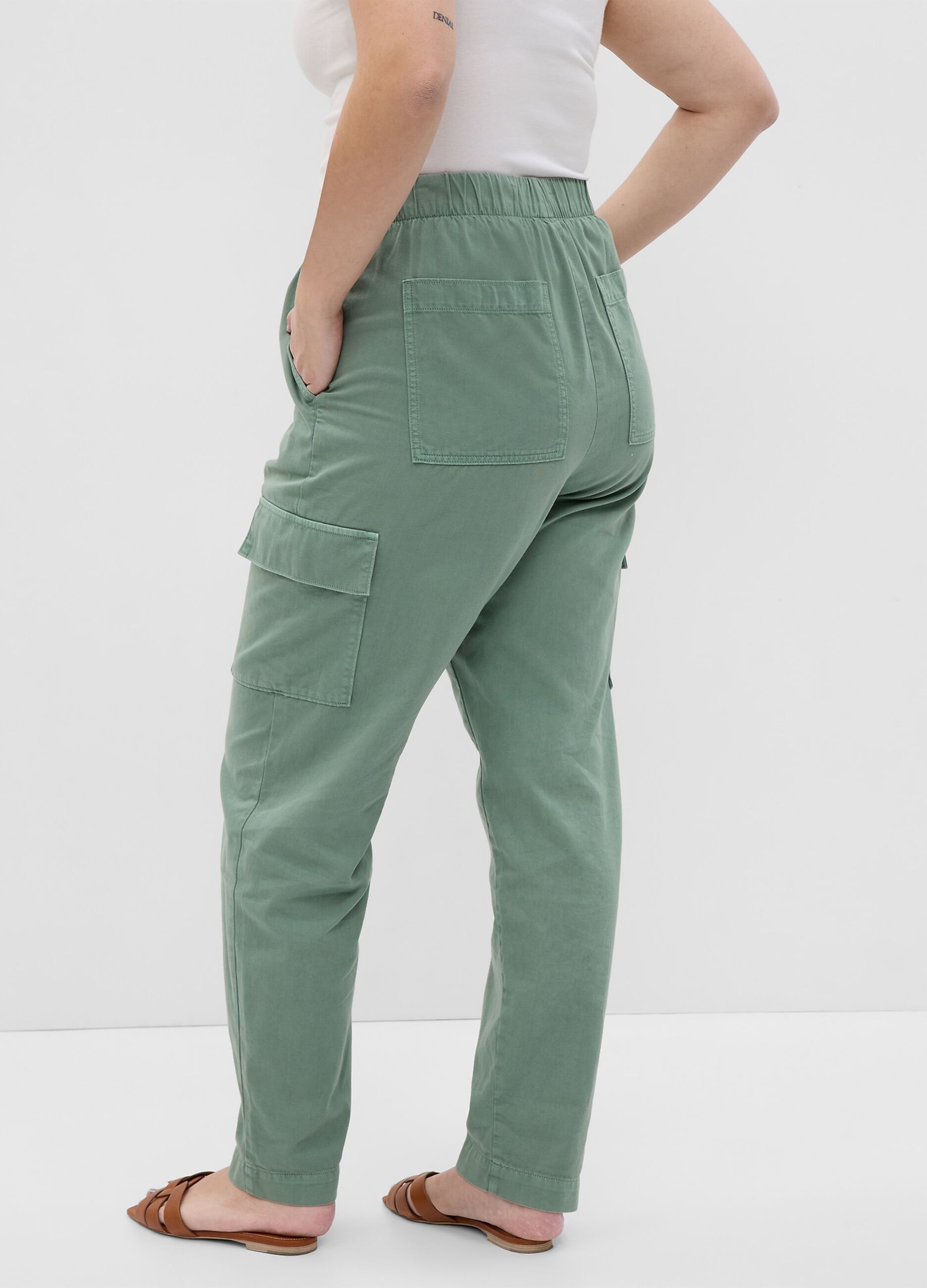 Cargo twill joggers
