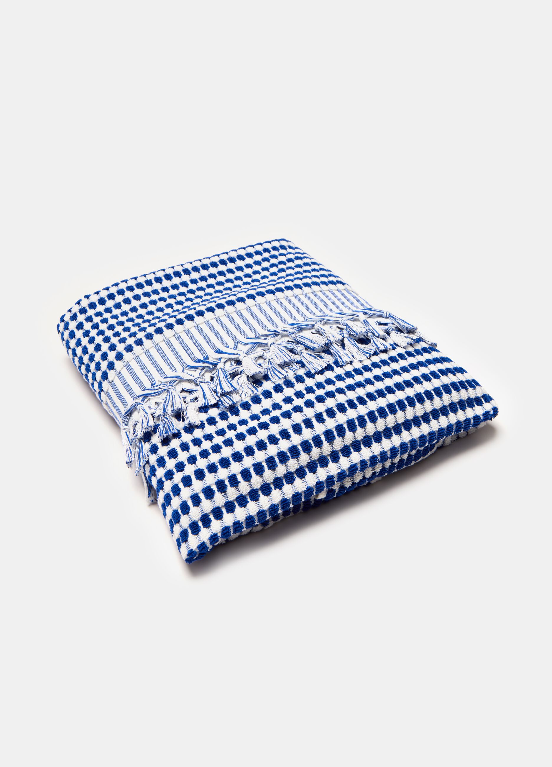 Ovs Telo mare effetto boucle con nappine
