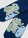 2-pack of blue and beige organic cotton anti-slip socks for baby boy_1