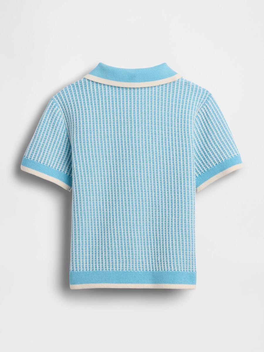 Short-sleeve pure cotton polo shirt_2