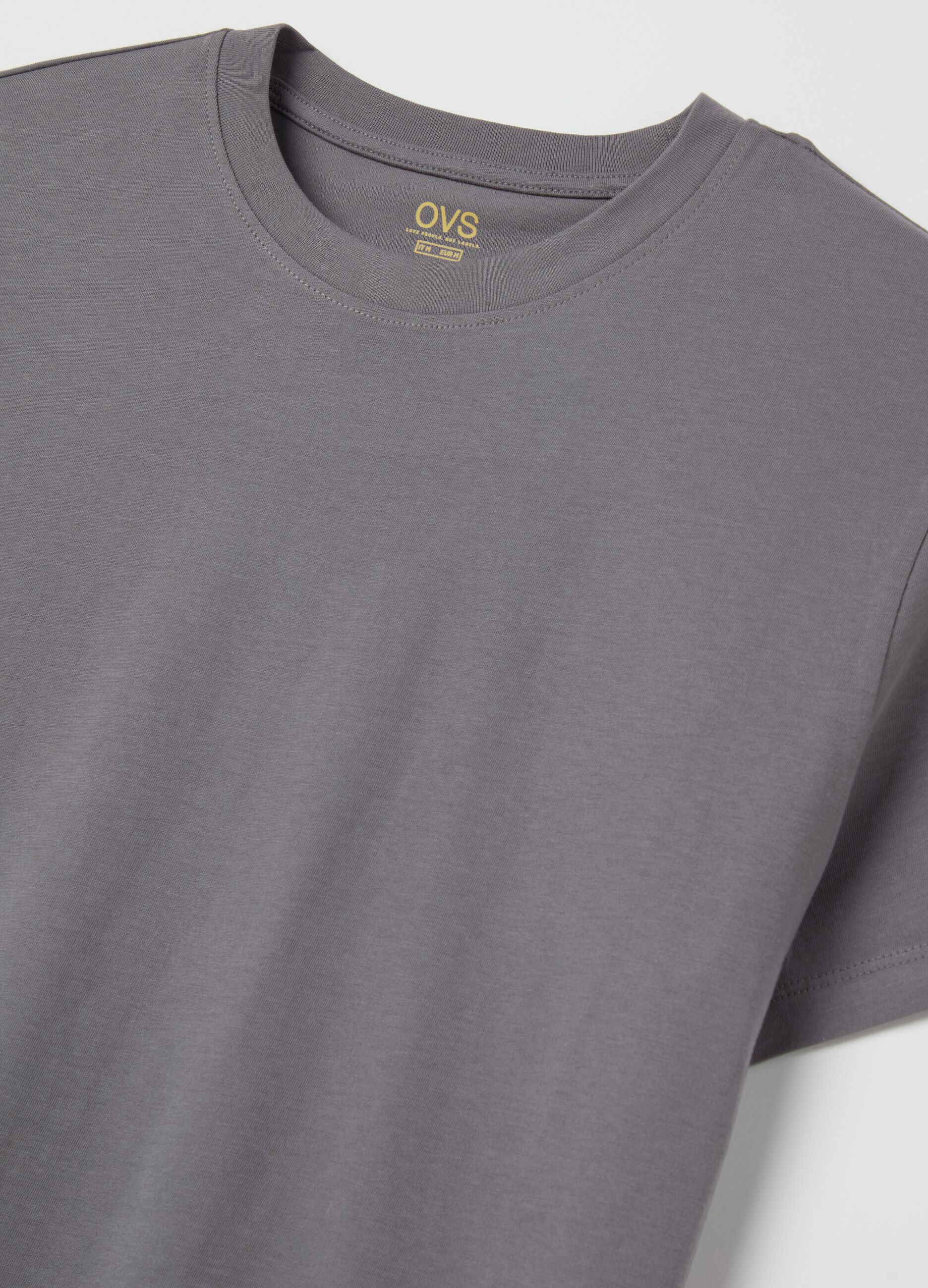 Relaxed-fit T-shirt with round neck