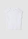 White pure cotton T-shirt with broderie inserts_4