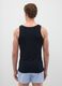 Men's Black Pure Cotton Vest_2