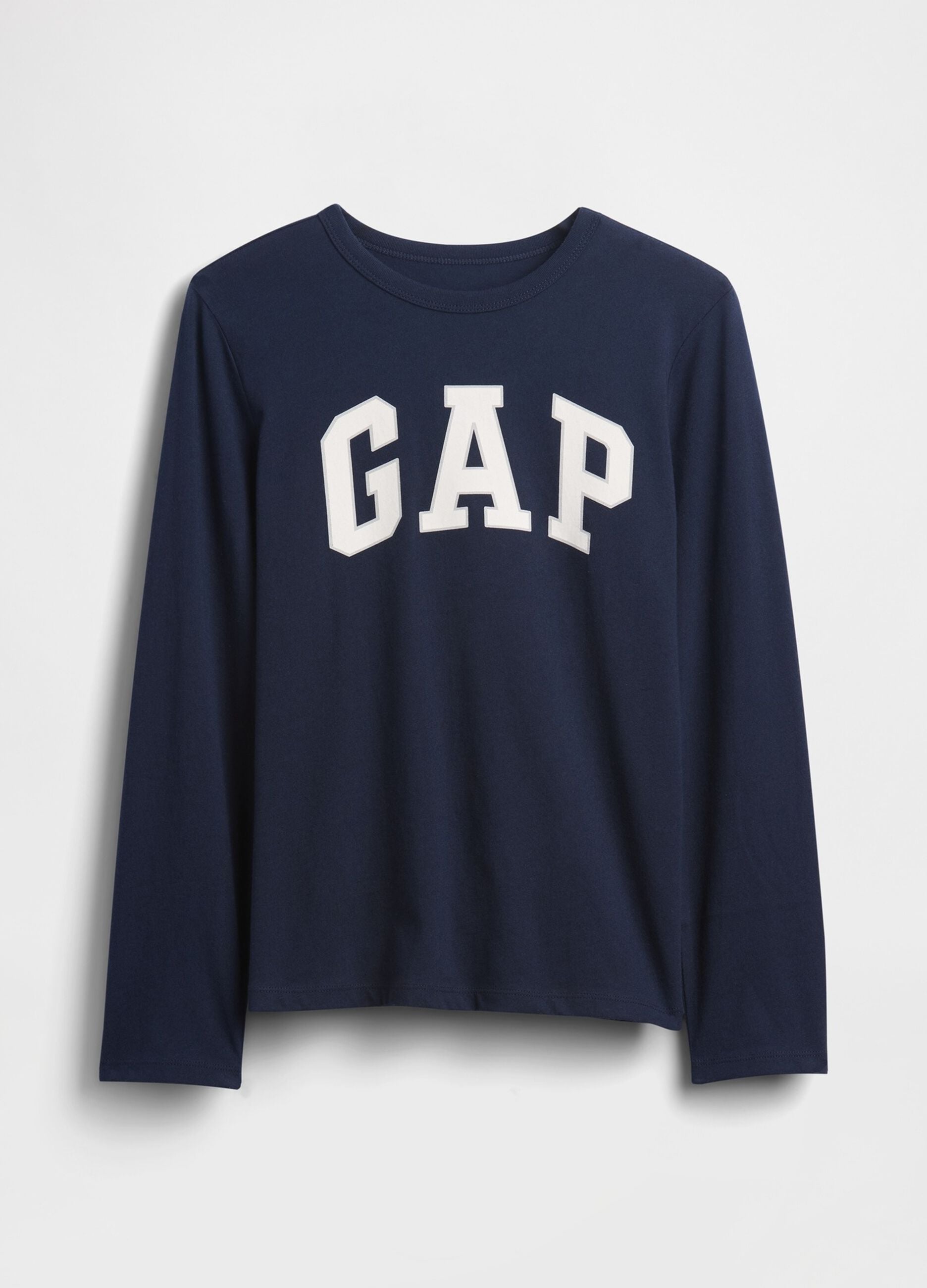 Blue long-sleeve pure cotton T-shirt with GAP logo