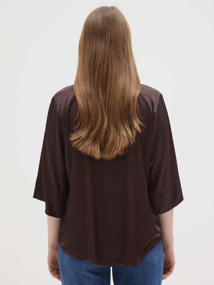 Blusa marrone regular fit_2
