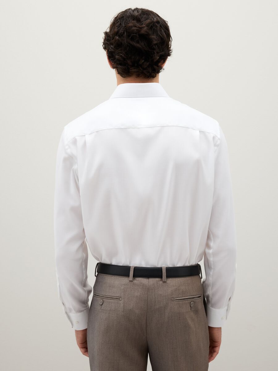 White Long-Sleeve Cotton Shirt_3