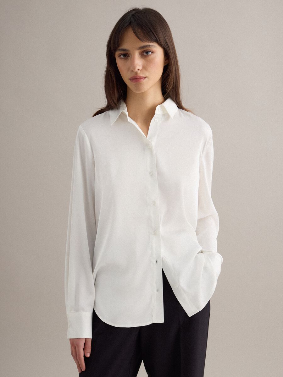 White long-sleeve regular fit shirt_2
