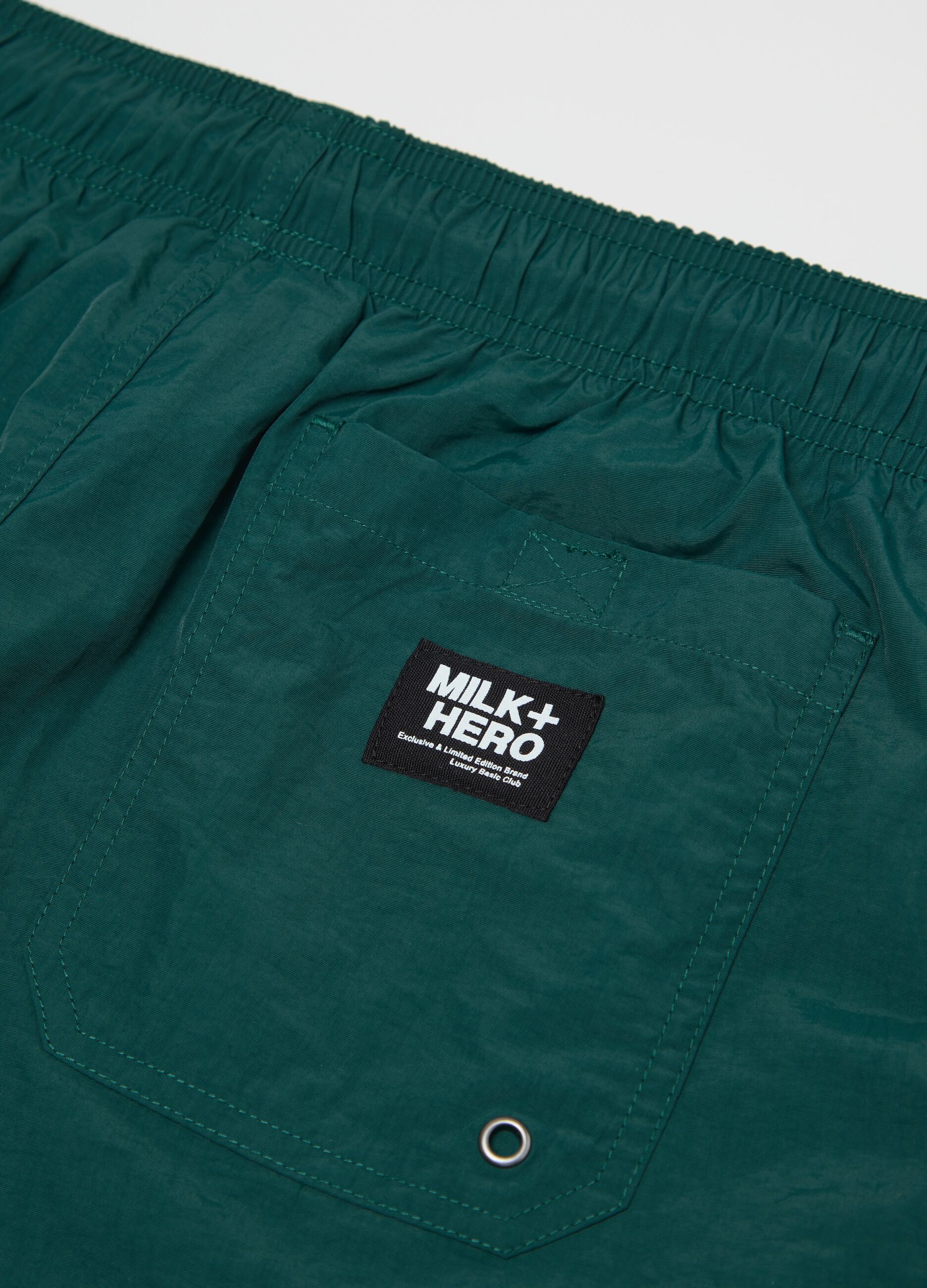 Green MILK+HERO Swim Shorts