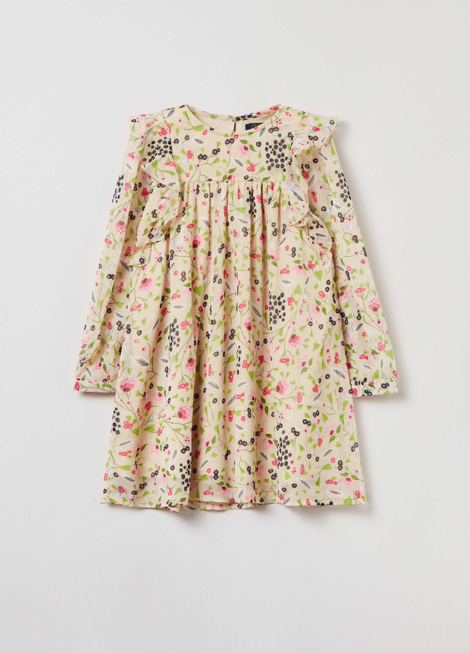 Floral chiffon dress