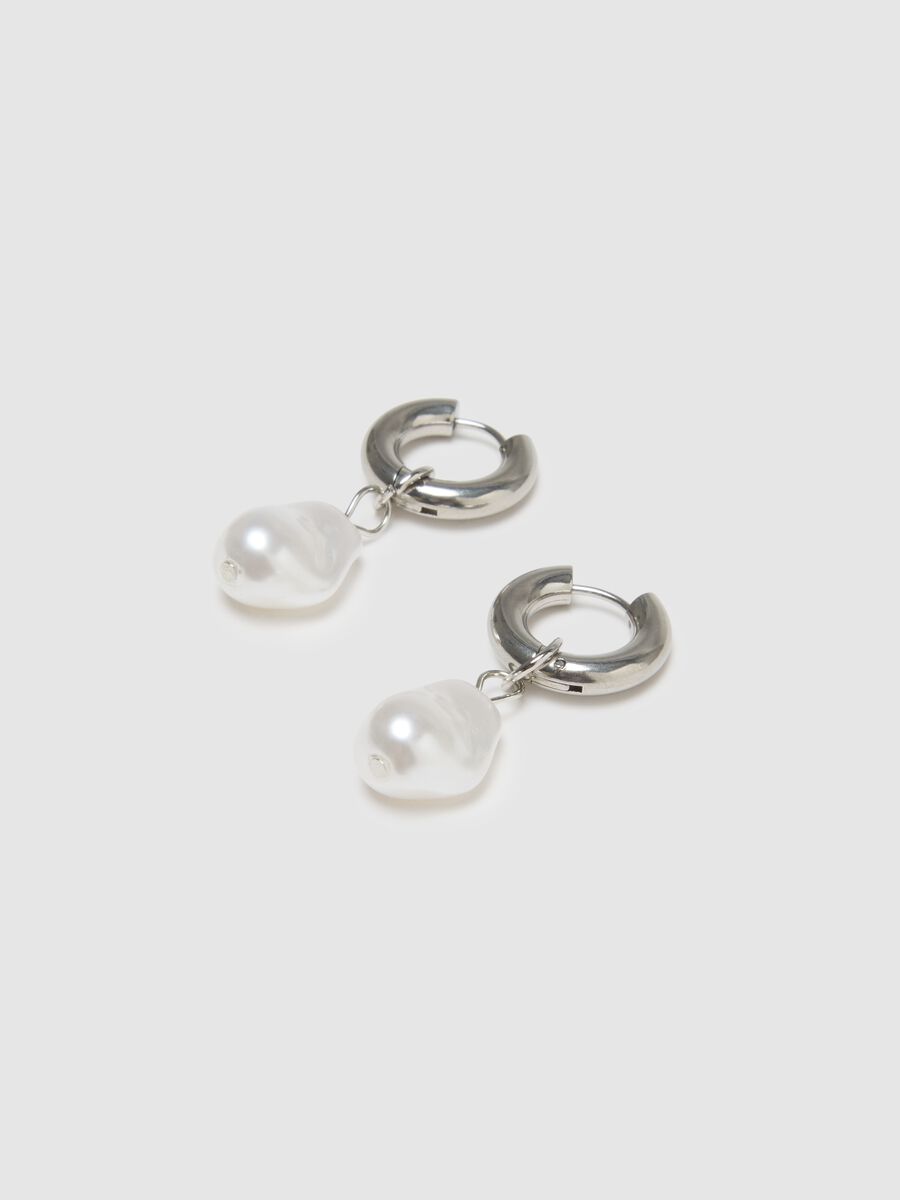 Multicolour Stainless Steel Drop Earrings_1