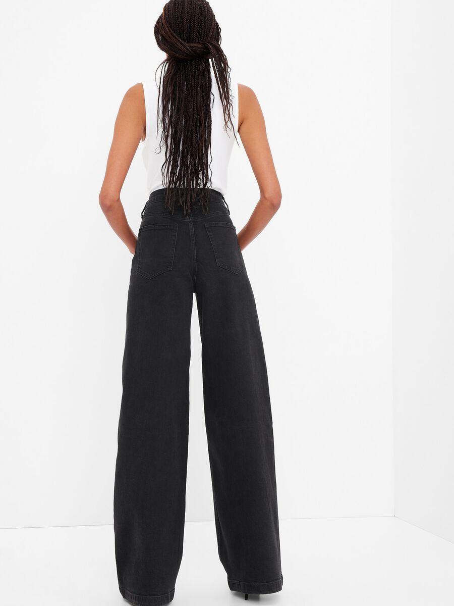 Wide-leg jeans with high waist_1