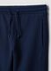 Blue organic cotton jogger trousers_5