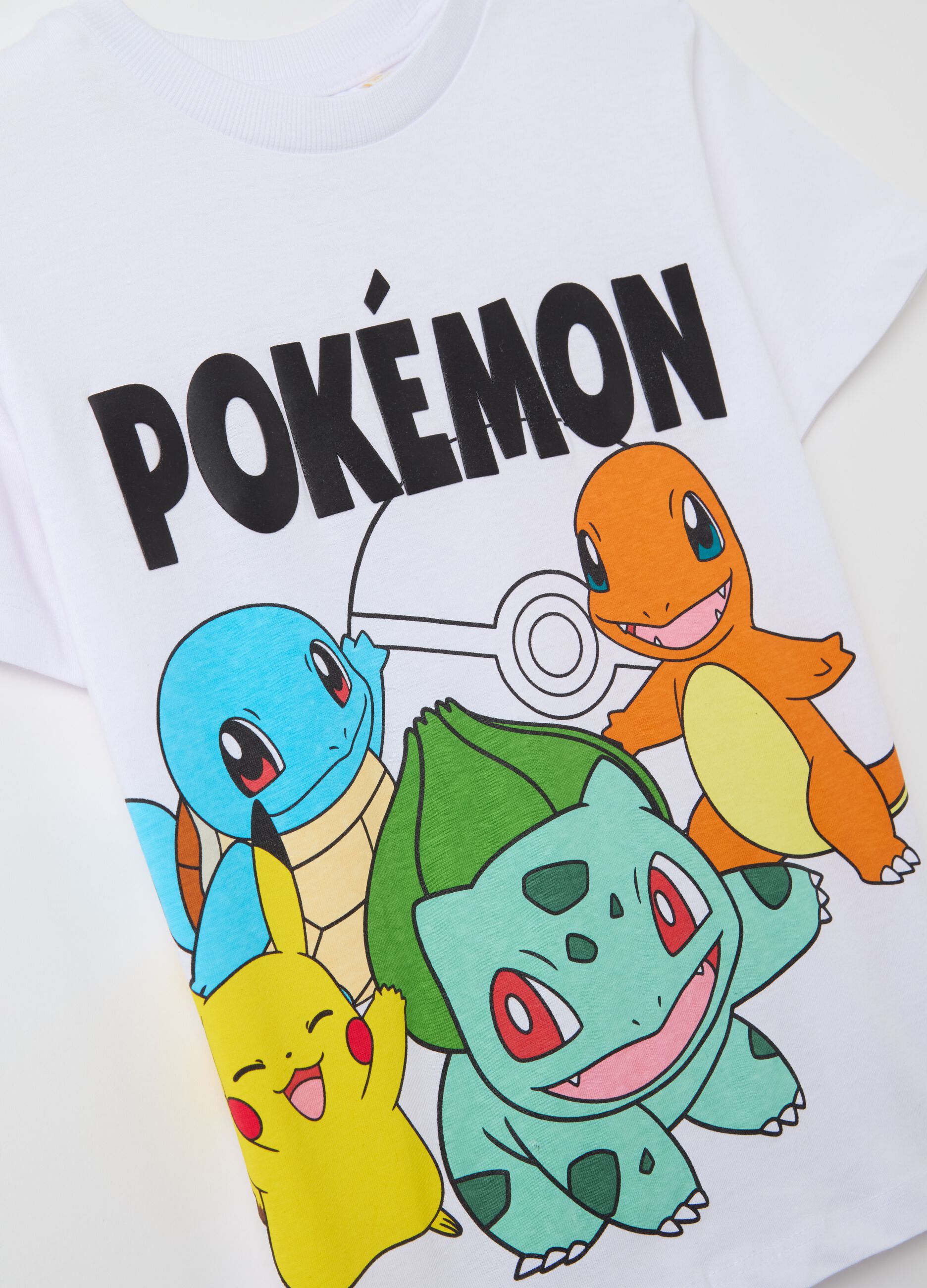 T-shirt in cotone con stampa Pokémon