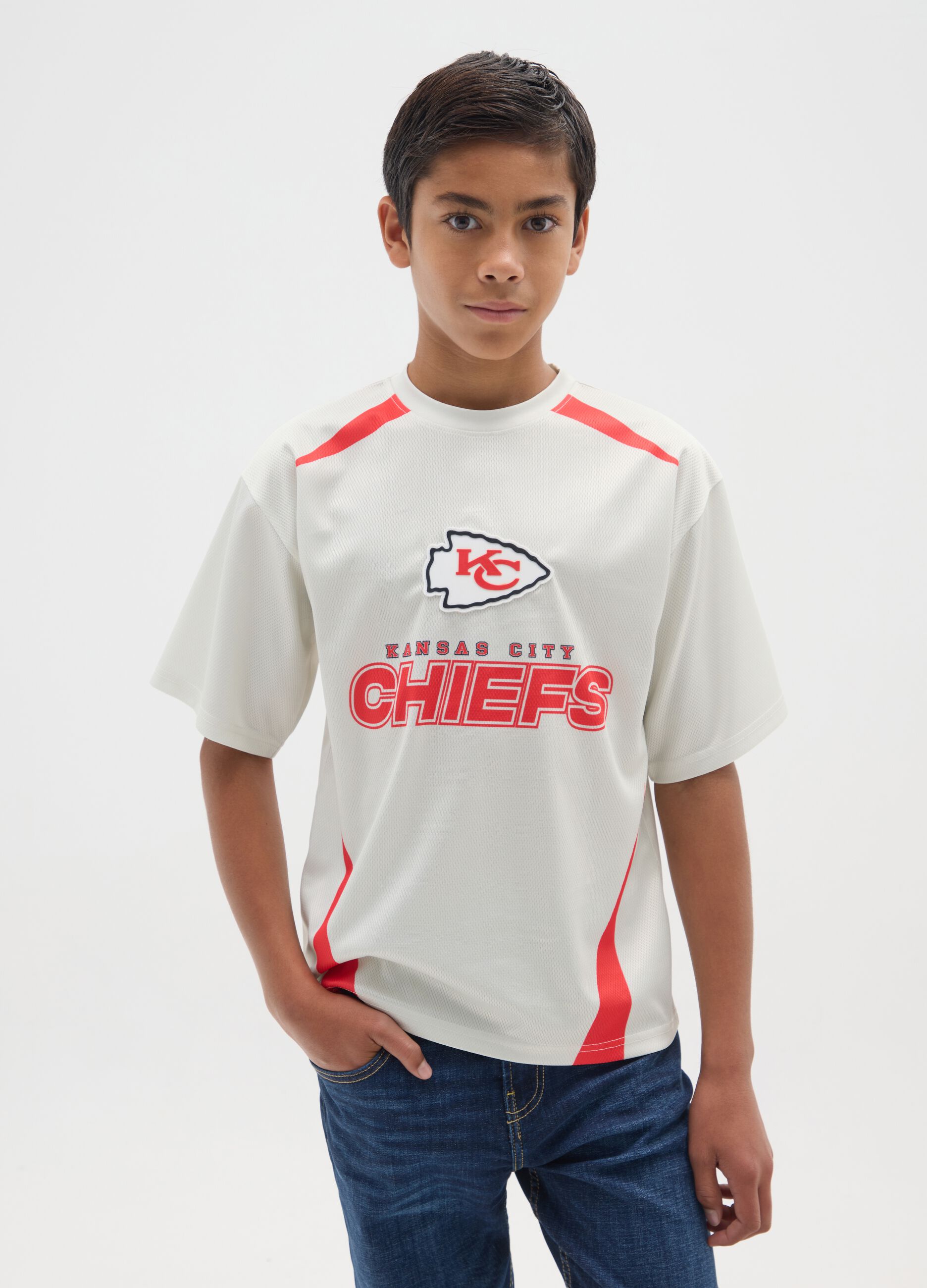 Kids' multicolour regular fit T-shirt Kansas City Chiefs