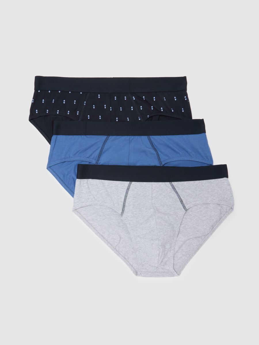 Set of multicolour elastic cotton slip tripack_0